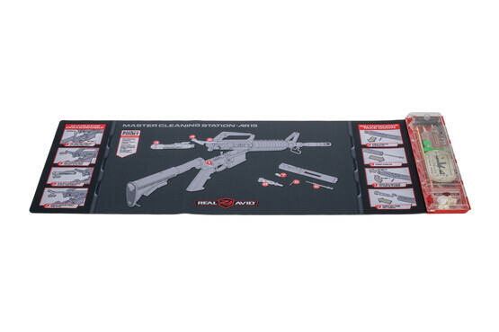 Real Avid AR-15 Master Cleaning Station provides a full-size cleaning mat, cleaning kit, and detailed instructions to maintain your AR-15.
